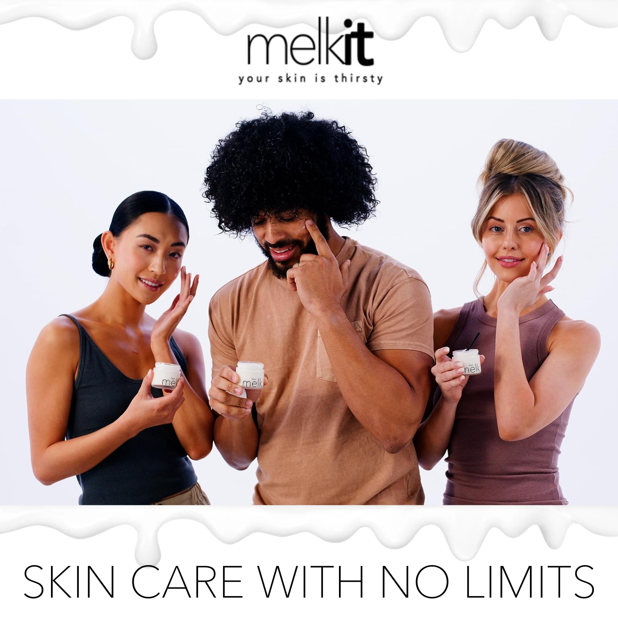 Melkit Body Melk Natural Body Cream – Fast-Absorbing Hydration for Dry & Sensitive Skin (16 oz)
