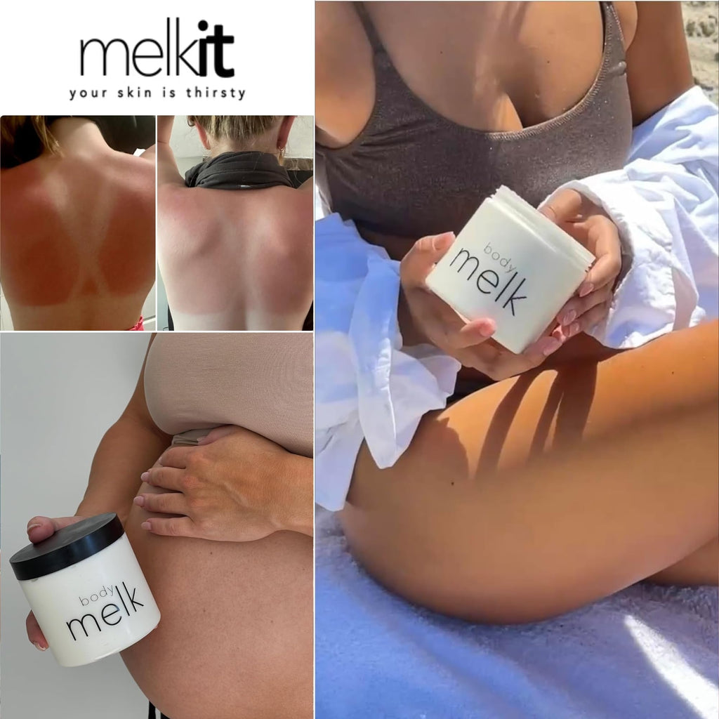 Melkit Body Melk Natural Body Cream – Fast-Absorbing Hydration for Dry & Sensitive Skin (16 oz)