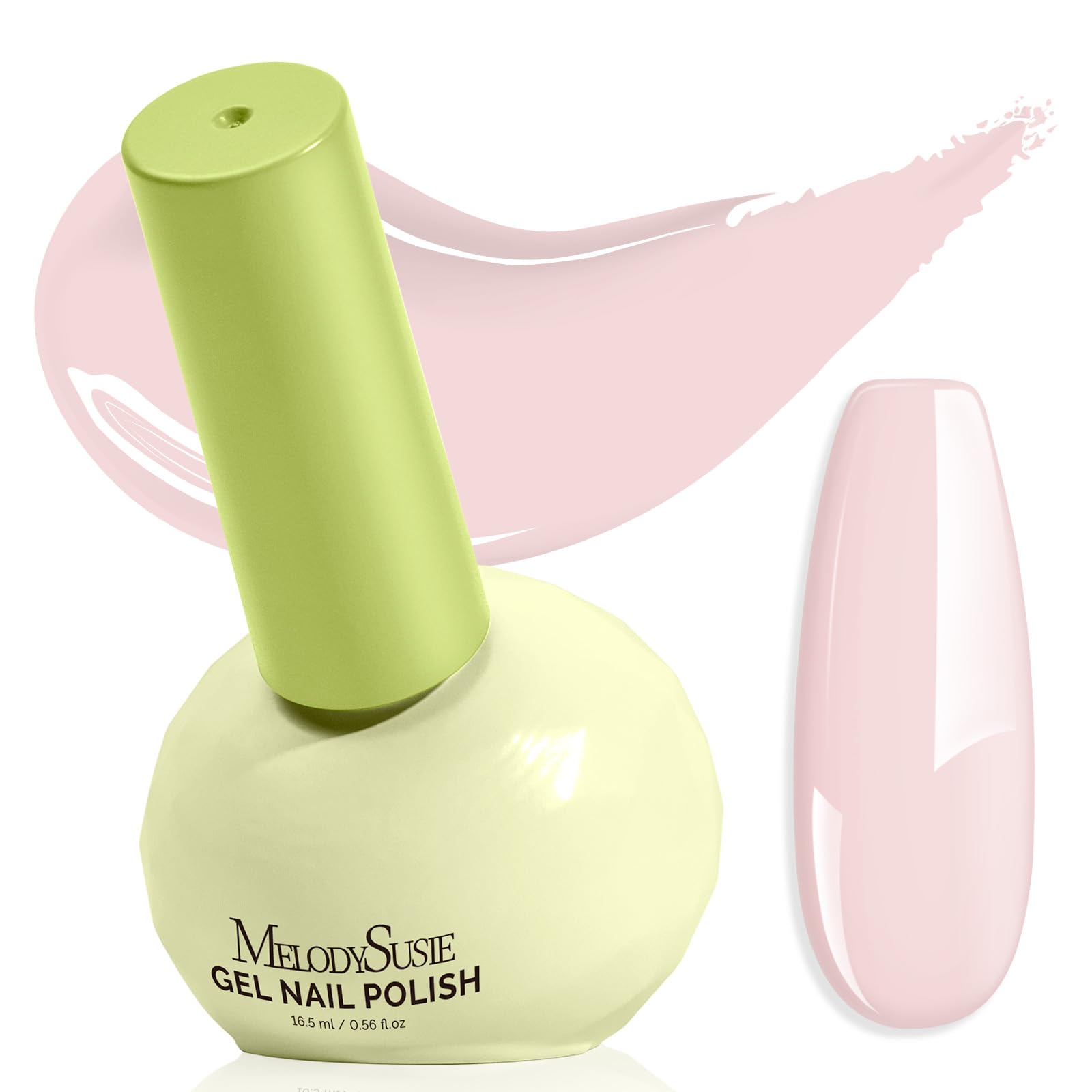 MelodySusie Highly Pigmented Gel Nail Polish – Plant-Based Formula, Tilt Bottle, 16.5 ml