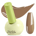 MelodySusie Highly Pigmented Gel Nail Polish – 16.5ml Tilt-and-Stand Brown Gel Polish, Plant-Based, 3-Free (TPO/HEMA/HPMA), Soak-Off UV/LED