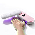 MelodySusie P-PLUS20F: Compact Cordless UV Nail Lamp with Rotatable Panel – 48W, Rechargeable, Pink