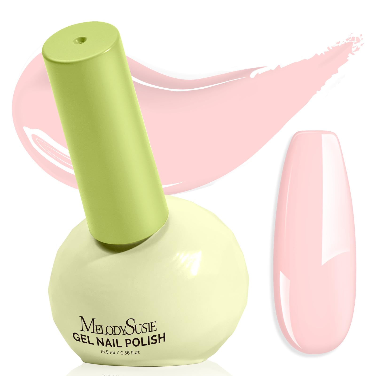 MelodySusie Highly Pigmented Gel Nail Polish – Tilt Bottle, Plant-Based & 3-Free