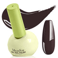 MelodySusie Highly Pigmented Brown Gel Polish – 0.56 Fl Oz | Plant-Based, 3-Free Formula, Tilt-and-Stand Bottle
