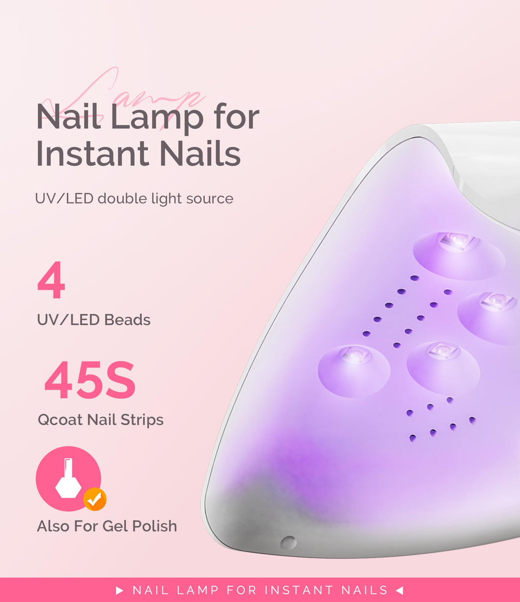 MelodySusie P-Art04 Pocket-Sized LED UV Nail Lamp – Portable, Low-Heat Curing
