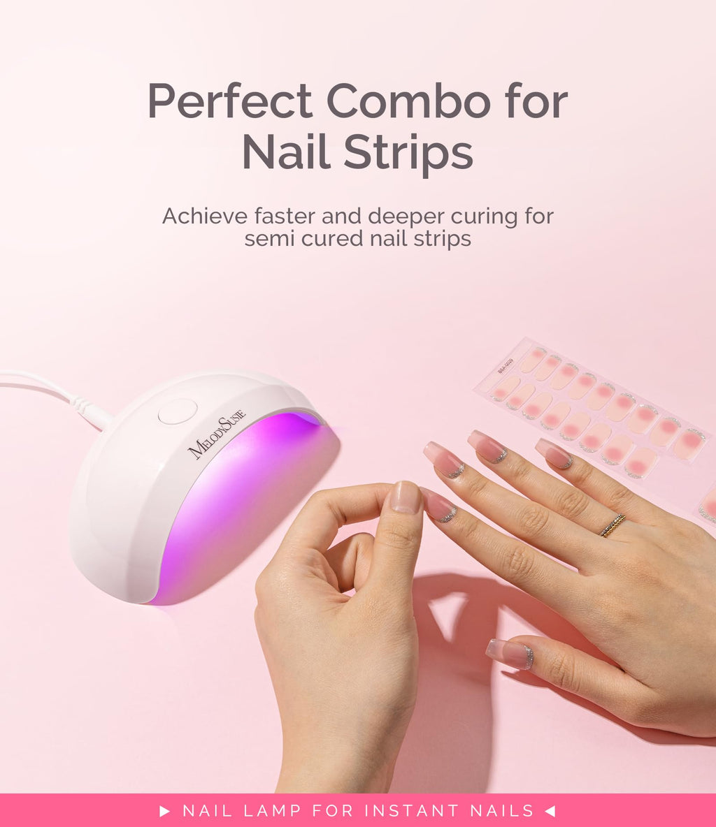 MelodySusie P-Art04 Pocket-Sized LED UV Nail Lamp – Portable, Low-Heat Curing