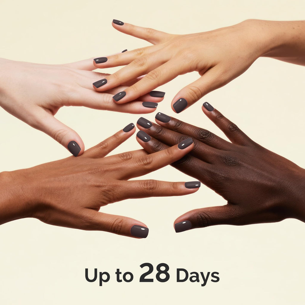 MelodySusie Highly Pigmented Brown Gel Polish – 0.56 Fl Oz | Plant-Based, 3-Free Formula, Tilt-and-Stand Bottle