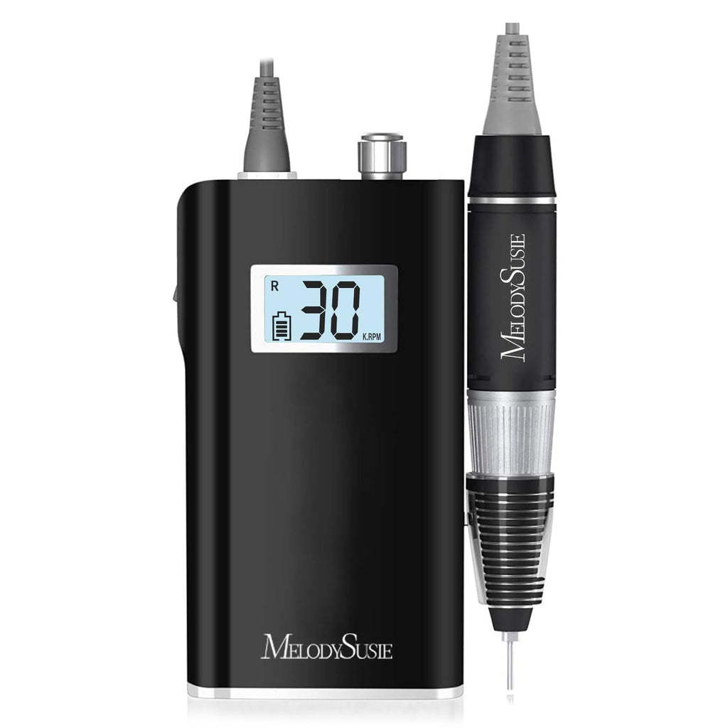 MelodySusie SC320H Nail Drill - 30000RPM Cordless E-File for Training & Home Use
