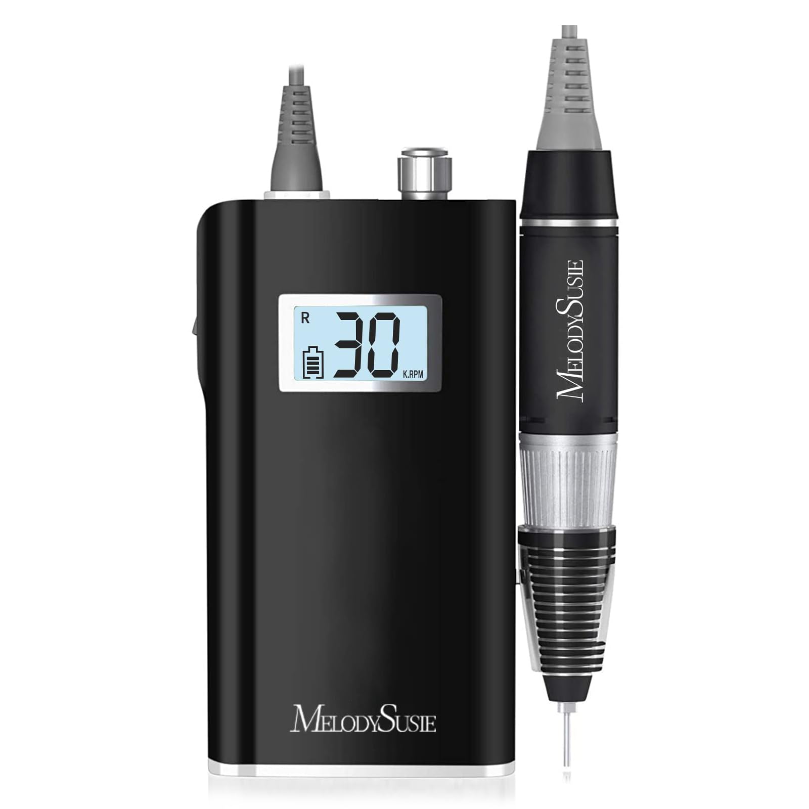 MelodySusie SC320H Nail Drill - 30000RPM Cordless E-File for Training & Home Use