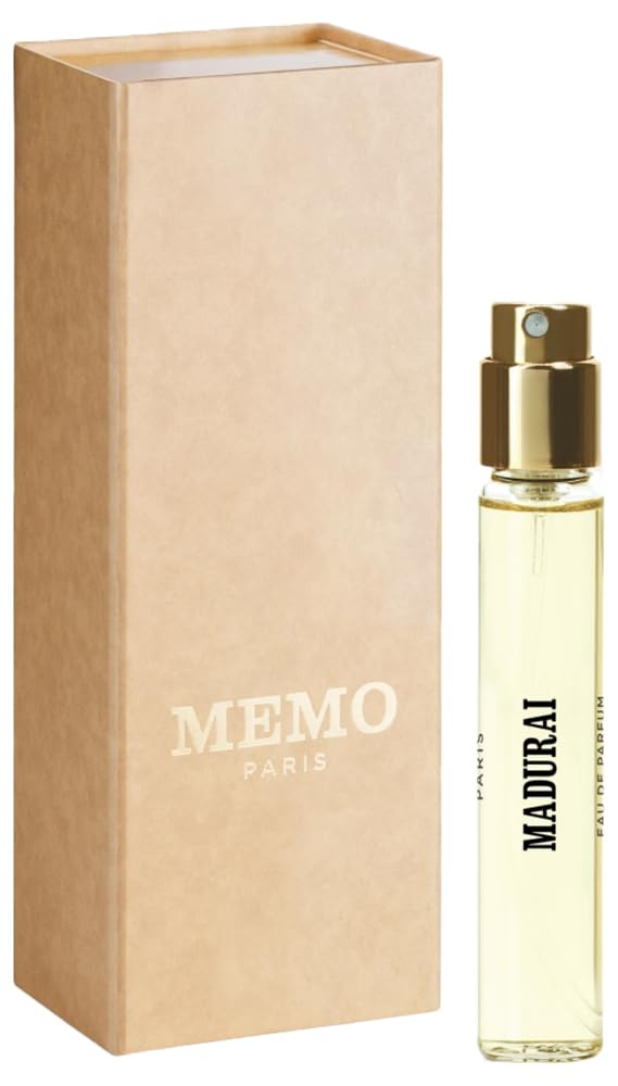 Memo Paris Madurai Eau de Parfum Refill 10ml | Jasmine Sambac, Sandalwood & Tuberose