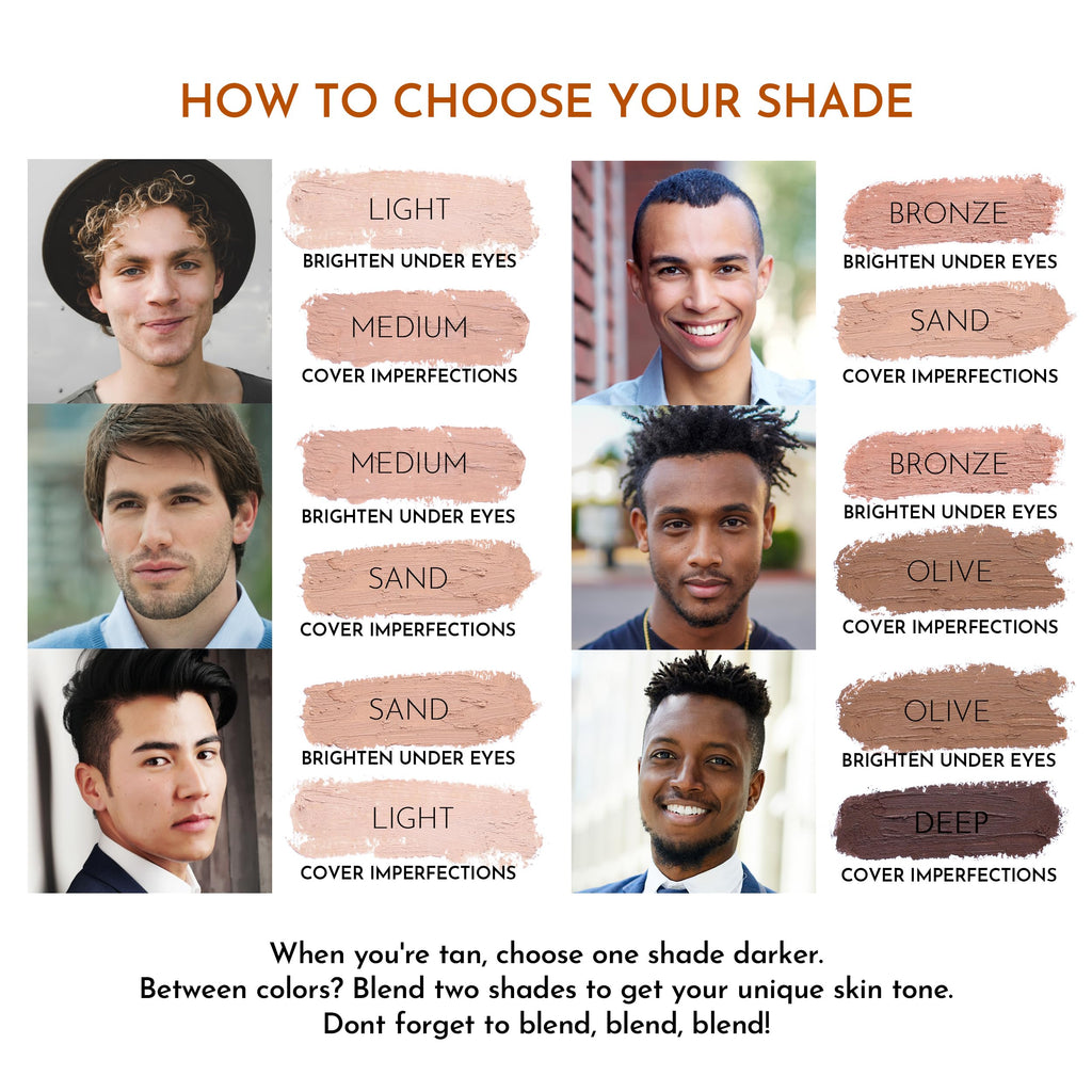 MËNAJI URBAN CAMOUFLAGE Concealer Stick for Men — Deep Shade, Undetectable Coverage