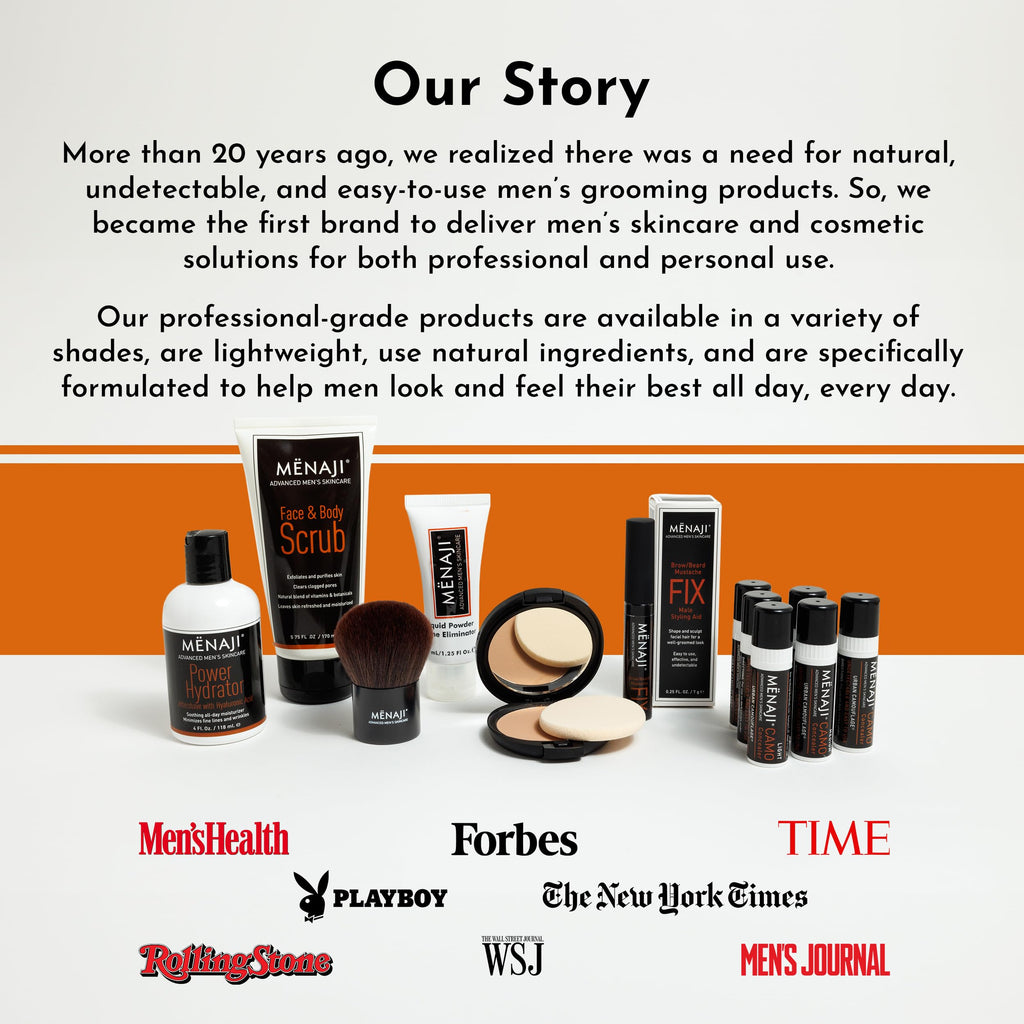 MËNAJI URBAN CAMOUFLAGE Concealer Stick for Men — Deep Shade, Undetectable Coverage