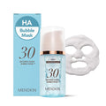 MENOKIN 30 Seconds Bubble Mask MOIST – Hyaluronic Acid & Niacinamide, Deep Hydration (50 Uses)