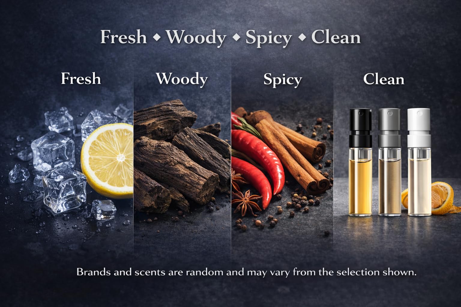 Men's Designer Fragrance Sampler – 8 Random Cologne Vials | Travel-Ready High End Niche Set