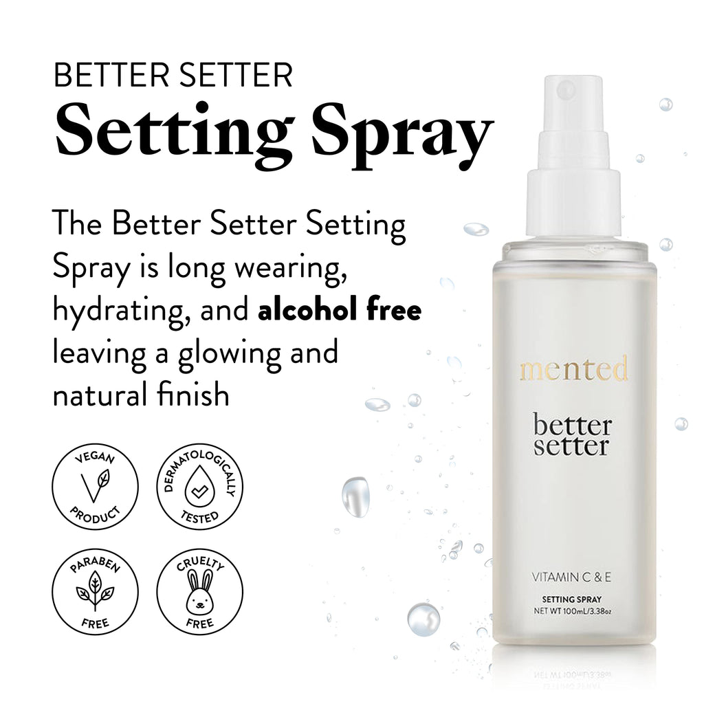 Mented Better Setter Setting Spray – Alcohol-Free Hydration with Vitamin C & Coconut Water