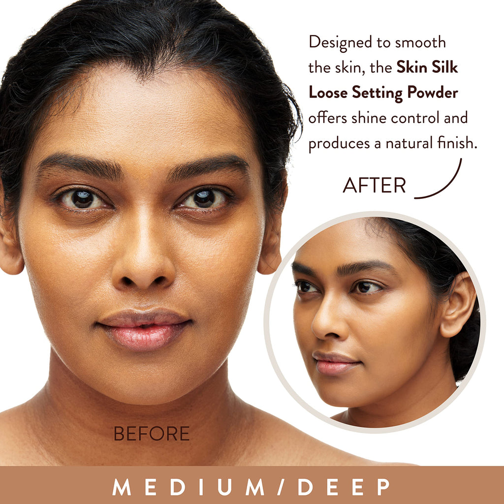 Mented Cosmetics Translucent Setting Powder — Oil Control, Matte Finish, Long-Lasting, Portable Compact (Medium/Deep)