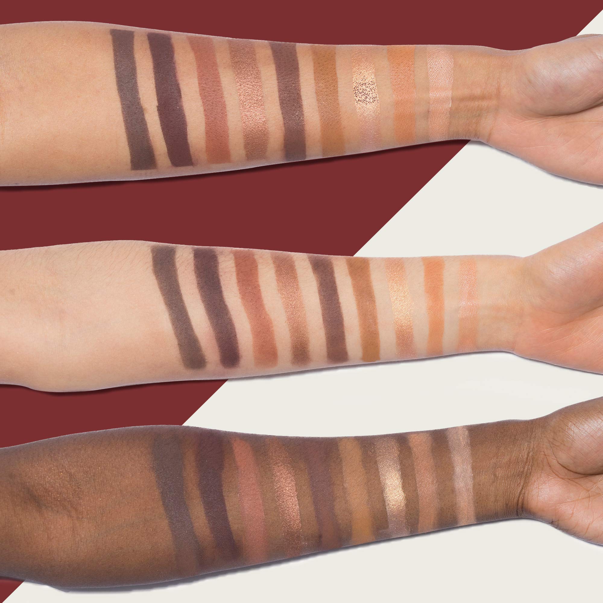 Mented Nude & Dark Eyeshadow Palette – 9 Shades, Vegan, Cruelty-Free, Made in USA (16.38g)