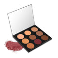 Mented Nude & Dark Eyeshadow Palette – 9 Shades, Vegan, Cruelty-Free, Made in USA (16.38g)