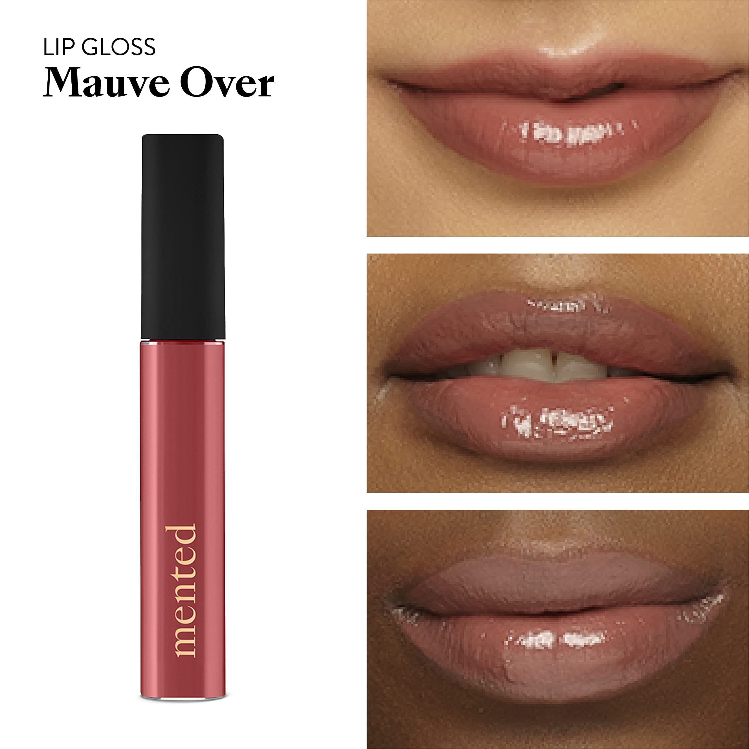 Mented Mauve Over Lip Gloss – Buildable Color, Vegan, Cruelty-Free, Made in USA