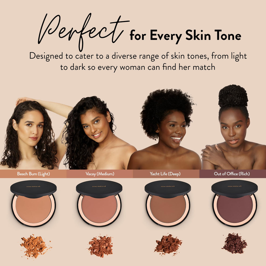 MENTED Beach Bum Bronzer Palette — Vegan, Cruelty-Free, Made in Italy
