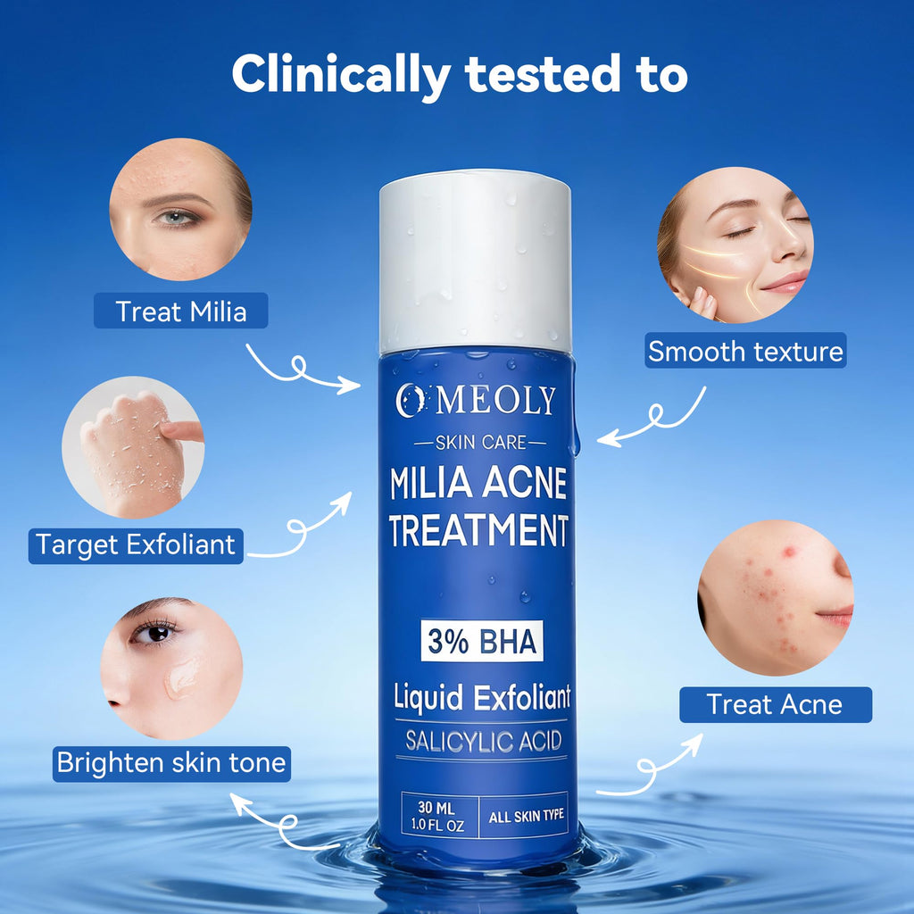 MEOLY Milia Remover with Salicylic Acid – Milia Spot Treatment for Eyes & Face | 30 ml