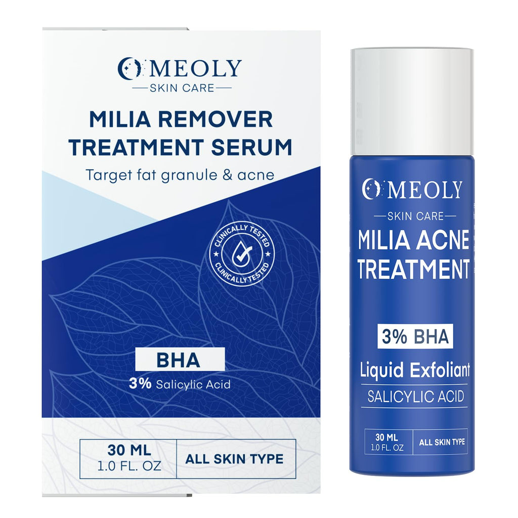 MEOLY Milia Remover with Salicylic Acid – Milia Spot Treatment for Eyes & Face | 30 ml