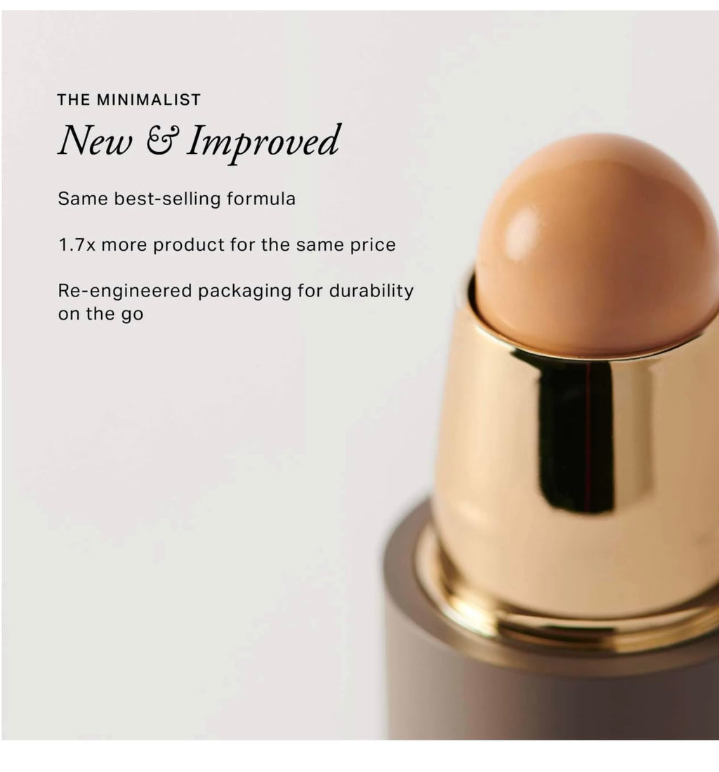 MERIT The Minimalist Foundation & Concealer Stick Camel | Buildable Natural Coverage