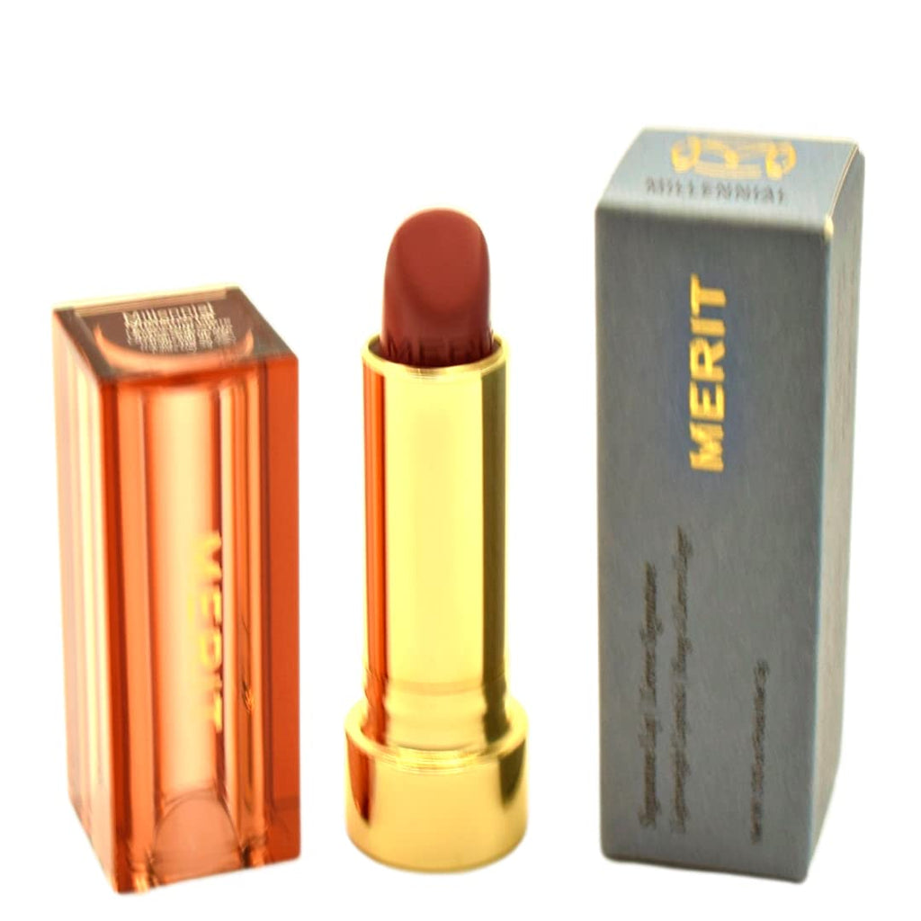 MERIT Signature Lip Lightweight Lipstick Millennial – Soft, Buildable Color