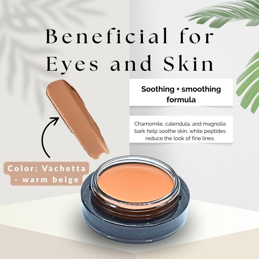 MERIT Solo Shadow Cream-to-Powder in Vachetta – Matte Eyeshadow