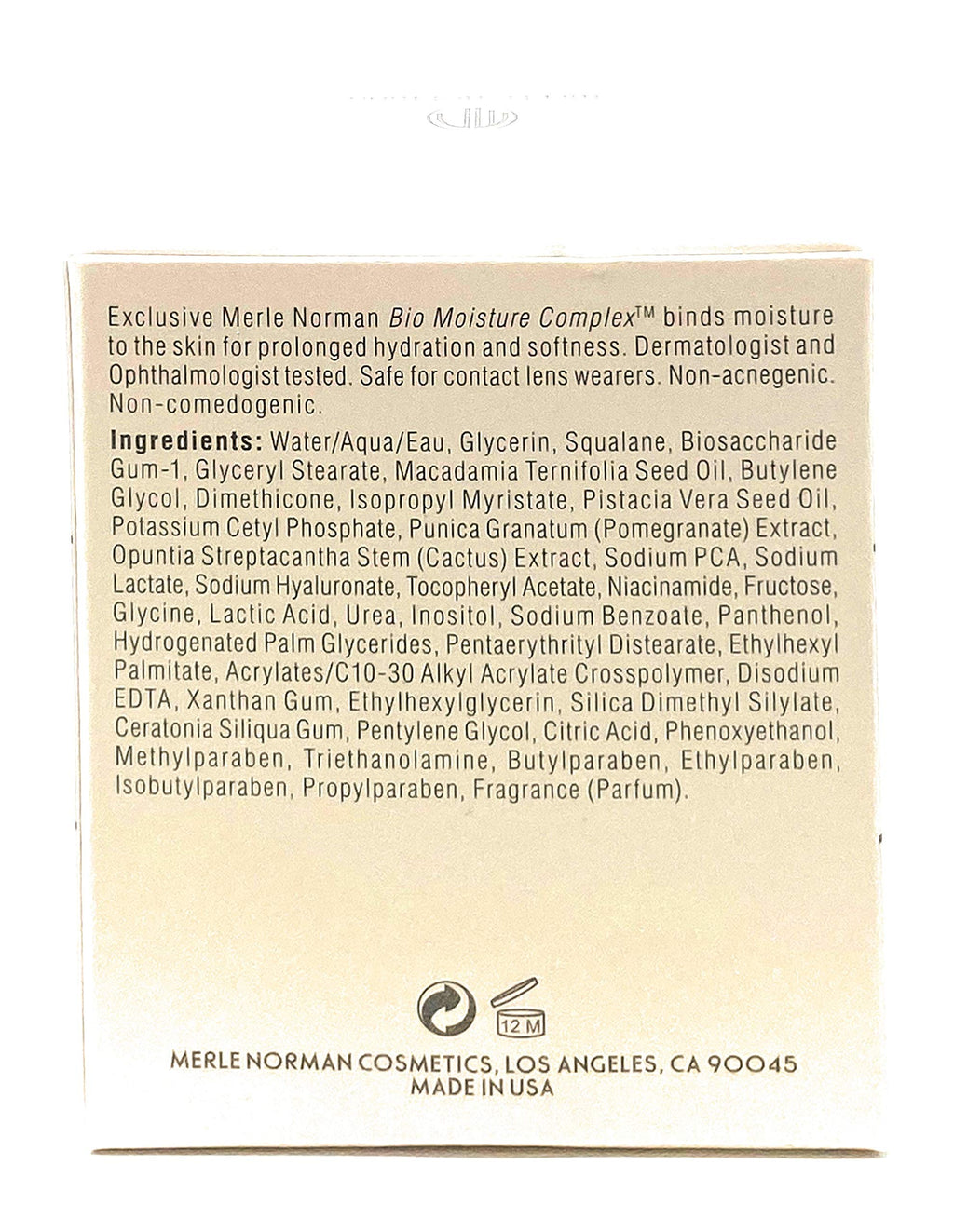 Merle Norman Daily Moisture Cream 56g – Lightweight Hydration for Dry Skin