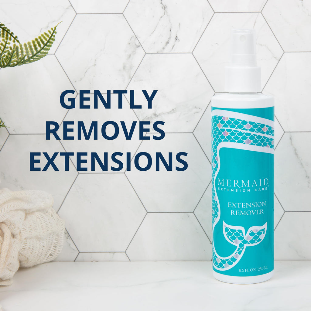 Mermaid Extension Care Extension Remover – Fast Acting, Residue-Free, Safe for Natural Hair (8 fl oz)