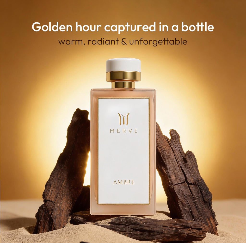 Merve Ambre Perfume for Women | 3.4 oz Eau de Parfum | Long-Lasting Luxury