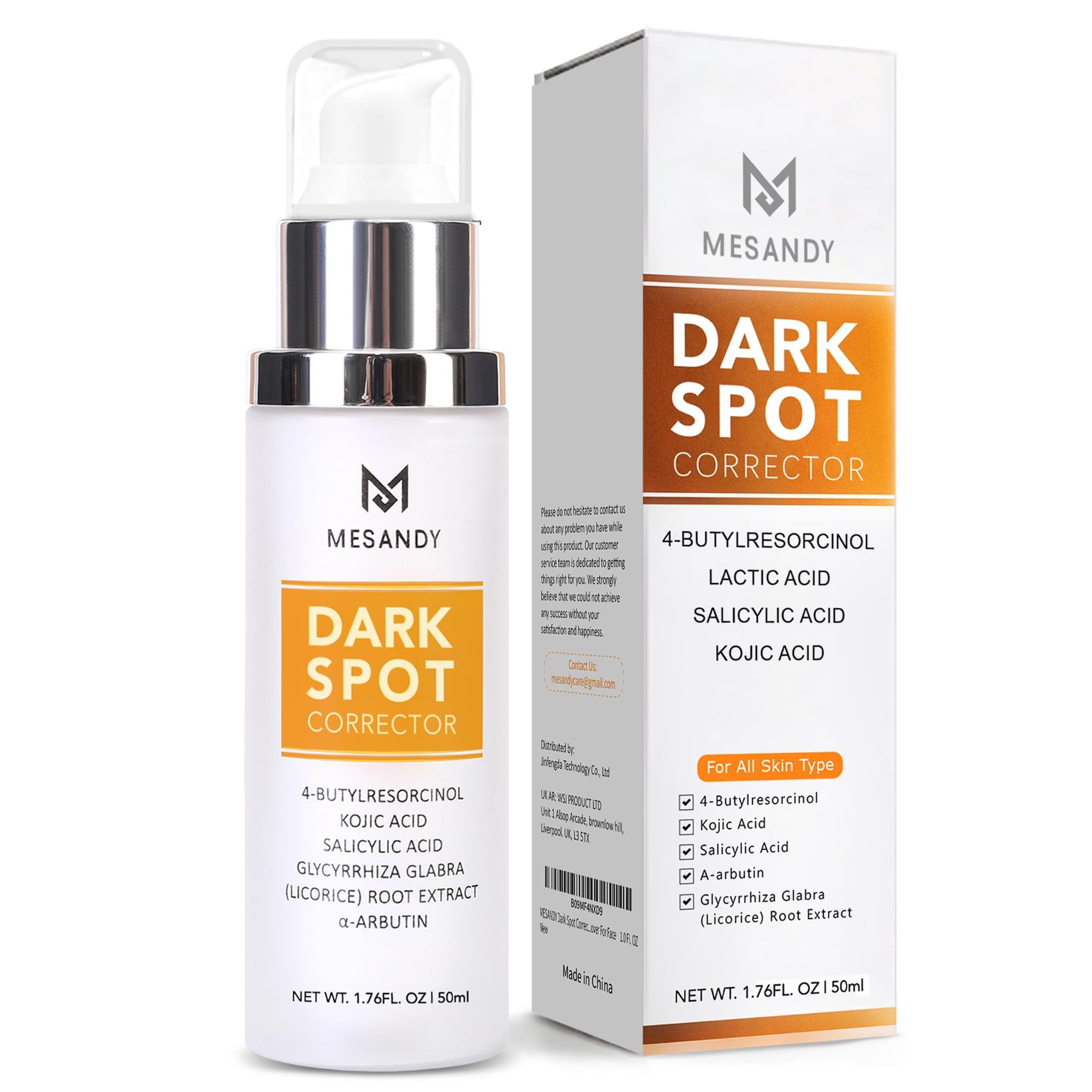 MESANDY Dark Spot Serum for Face – Brighten Sun Spots & Uneven Tone