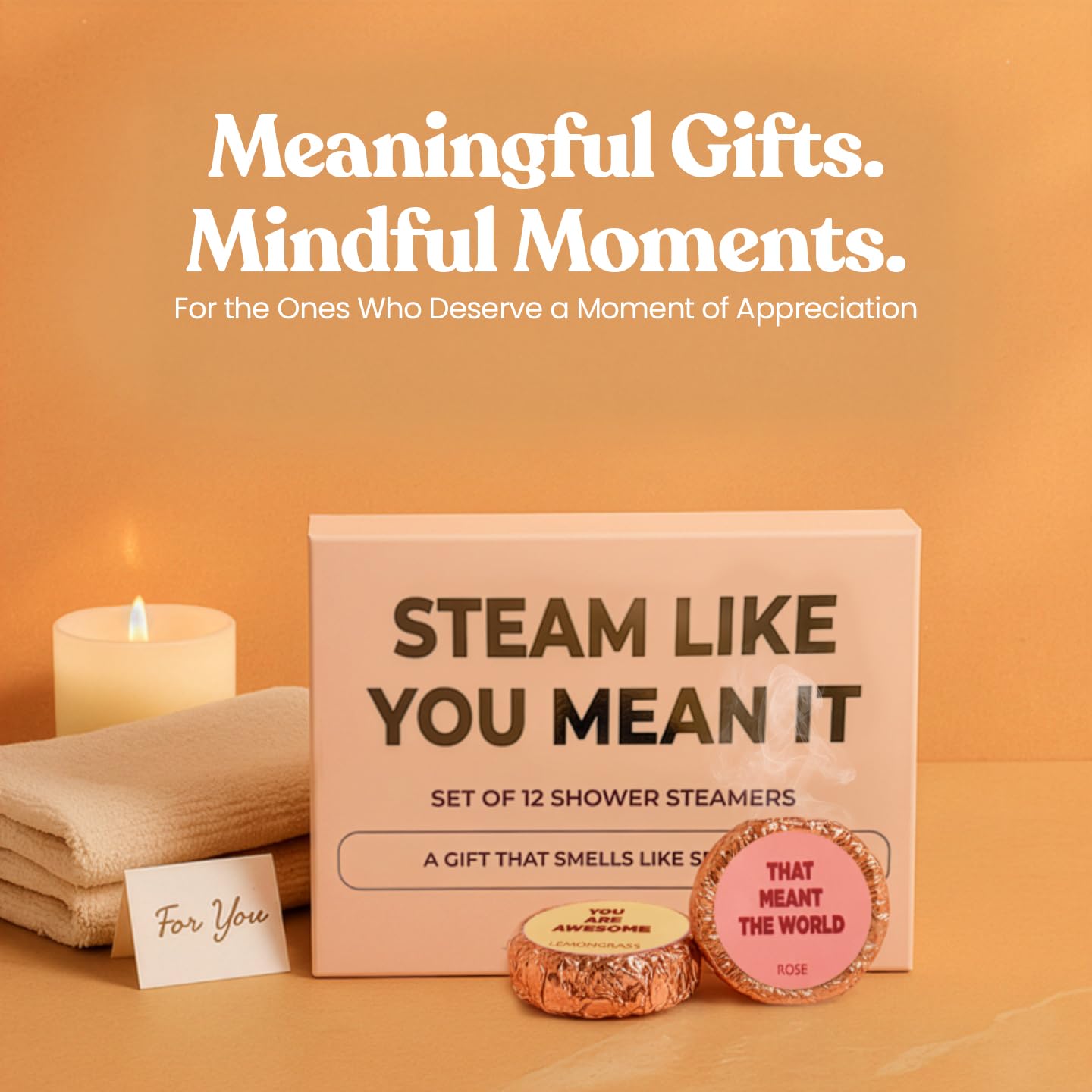 MESMOS 12 Assorted Shower Steamers – Aromatherapy Gift Set for Women