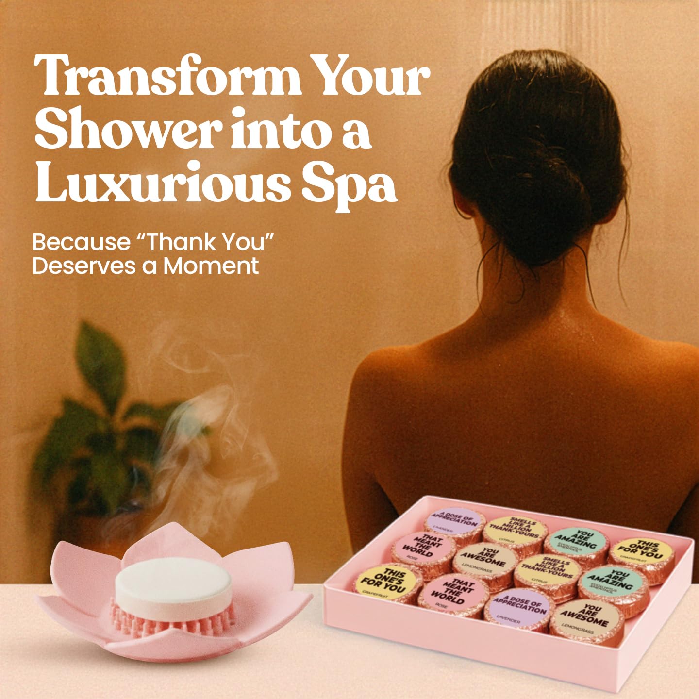 MESMOS 12 Assorted Shower Steamers – Aromatherapy Gift Set for Women