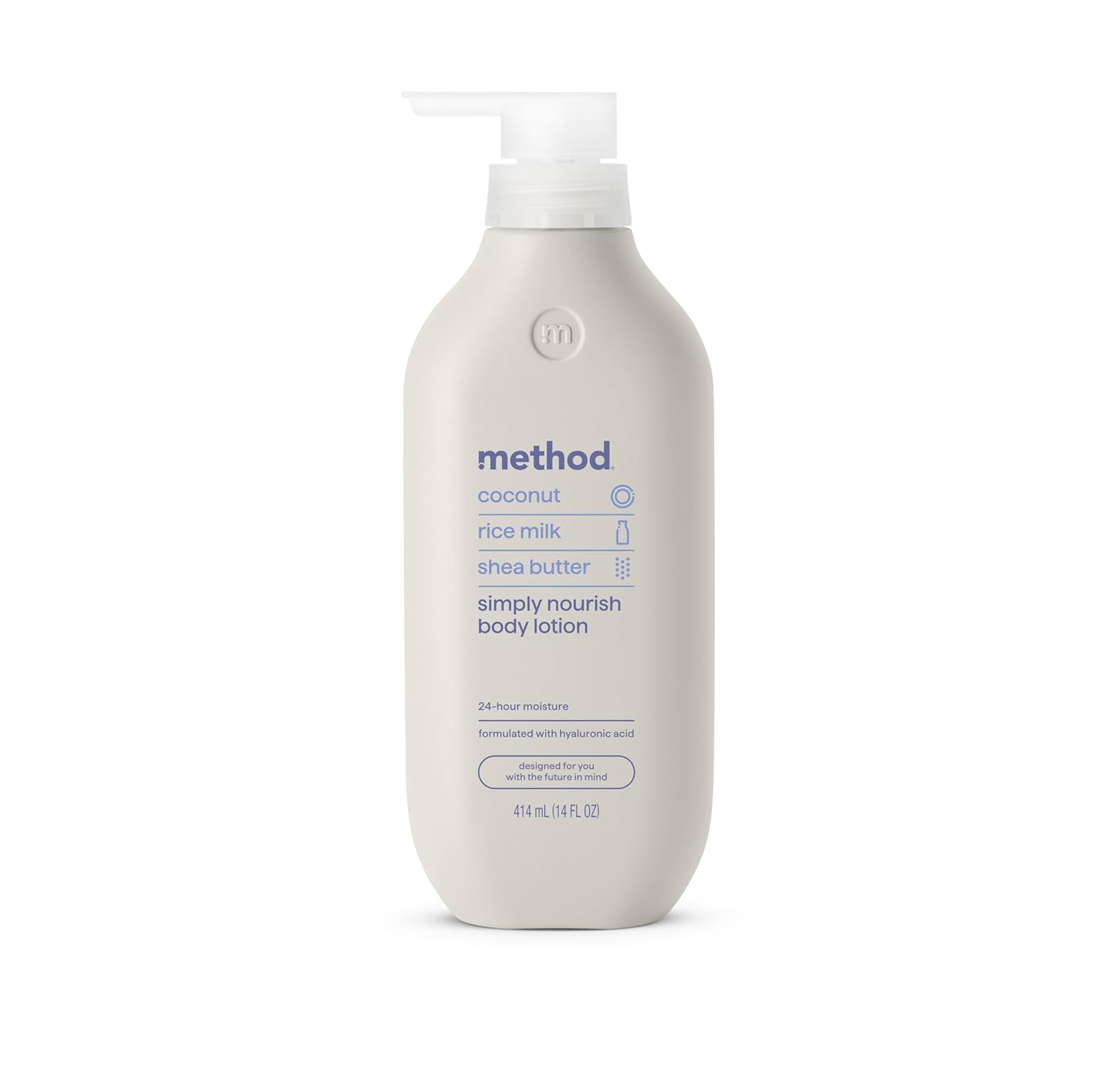 Method Body Lotion Simply Nourish – Coconut, Rice Milk + Shea Butter, 24H Moisture (14 oz)