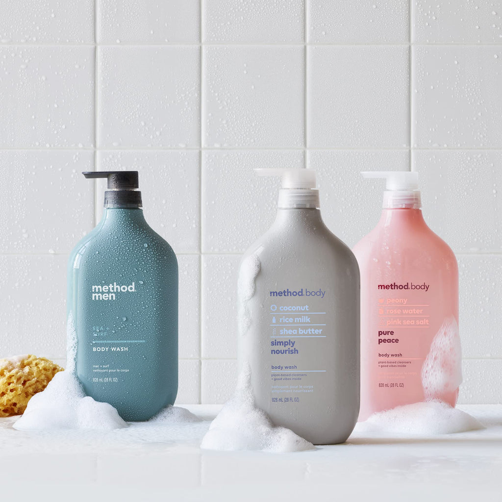 Method Body Wash Simply Nourish – 28 oz, Paraben & Phthalate Free, Cruelty-Free
