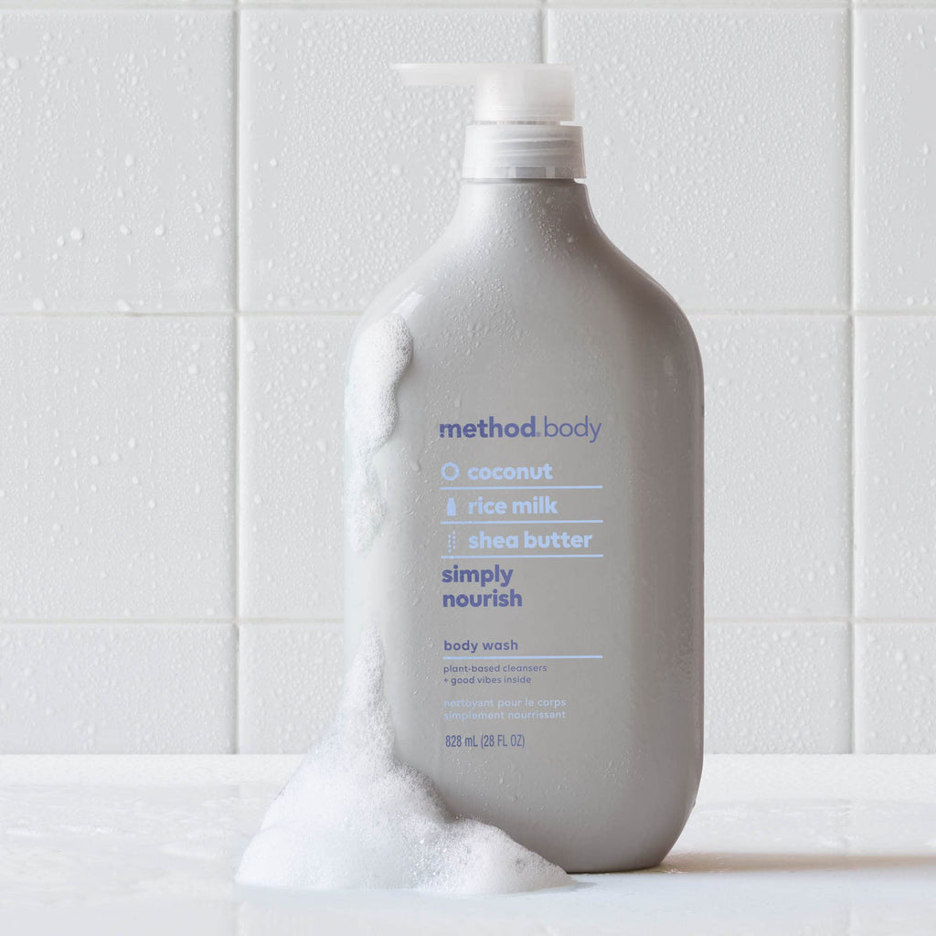 Method Body Wash Simply Nourish – 28 oz, Paraben & Phthalate Free, Cruelty-Free