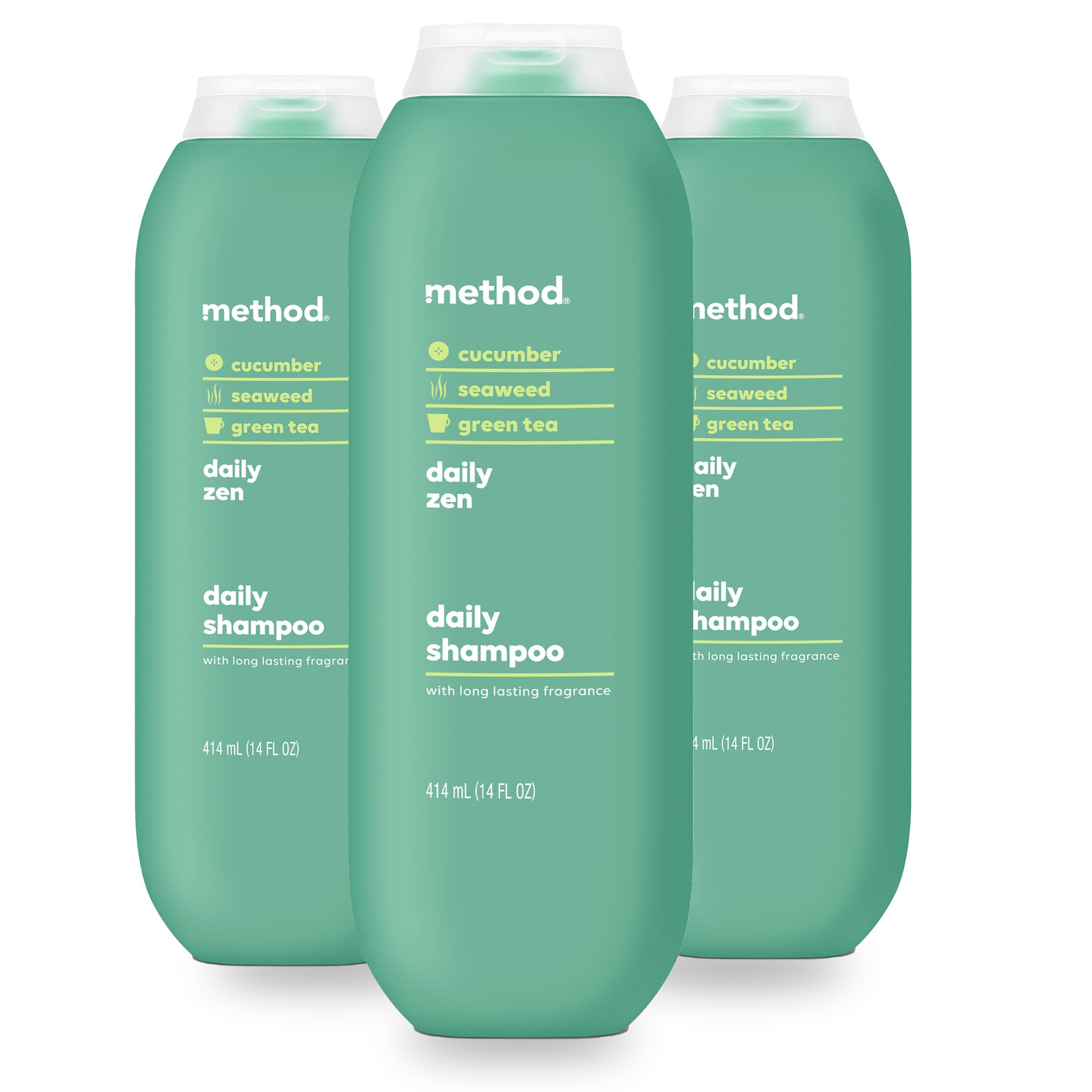 Method Everyday Shampoo – Daily Zen with Cucumber, Green Tea & Seaweed | 3x14oz