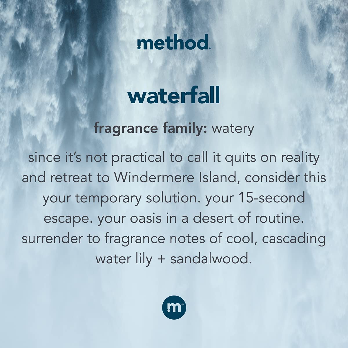 Method Gel Hand Soap Refill – Waterfall (34 oz, Pack of 6)