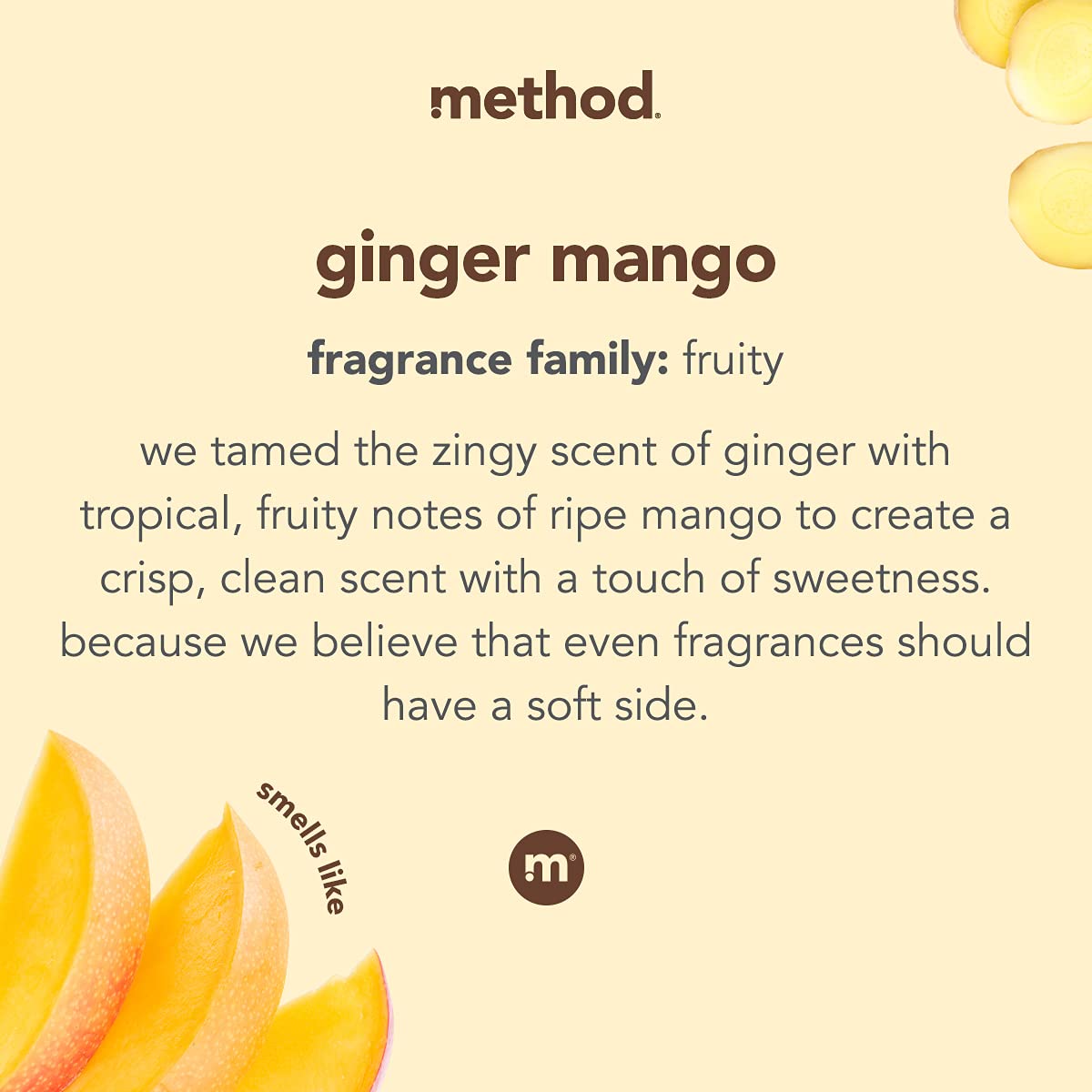 Method Fragrance Booster Ginger Mango – Keeps Clothes Fresh Up To 12 Weeks, 14.8 oz