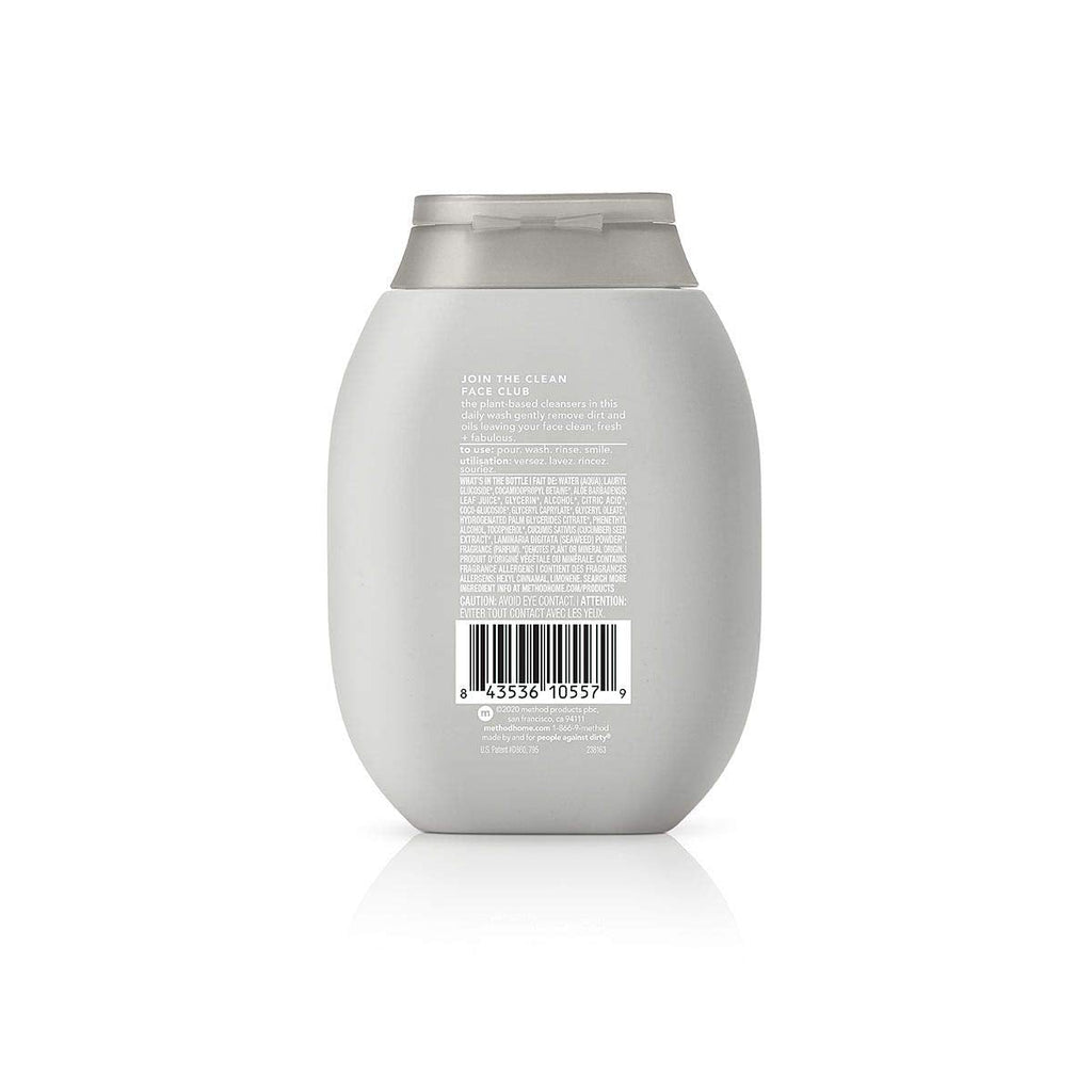 Method Men Face Wash Sea + Surf – 6 oz | Gentle, Plant-Based Cleanser