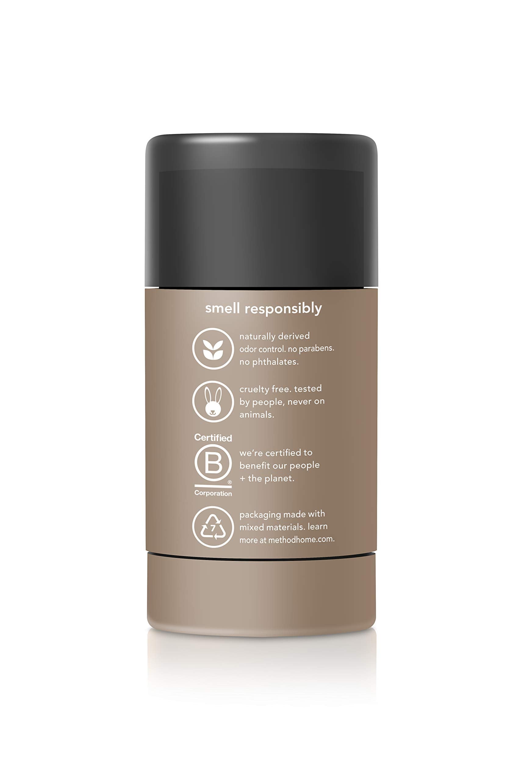 Method Mens Aluminum-Free Deodorant Cedar & Cypress – 2.65 oz Sticks (6-Pack)