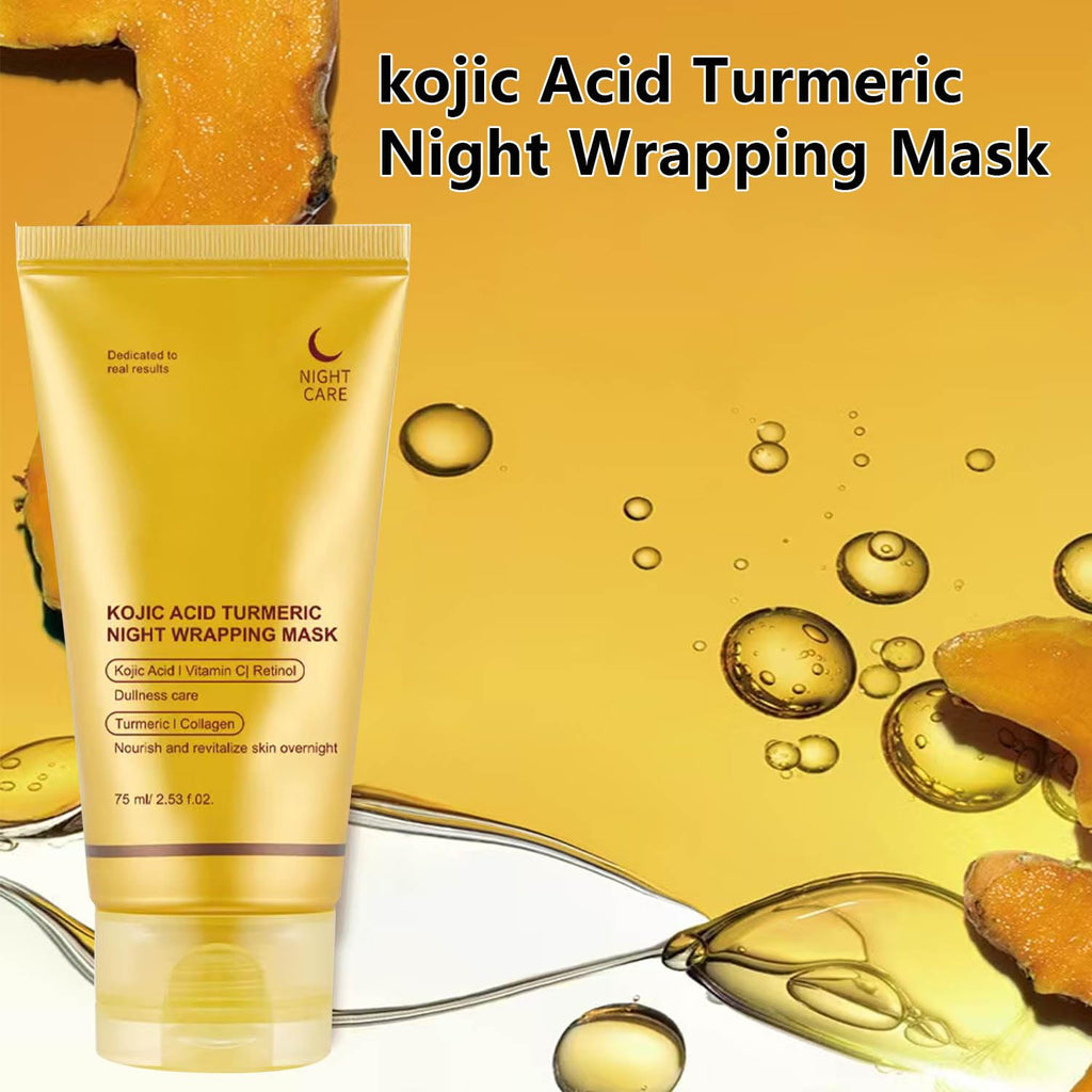 Metiplou Kojic Acid Turmeric Night Wrapping Hydration Mask – Brightens & Hydrates