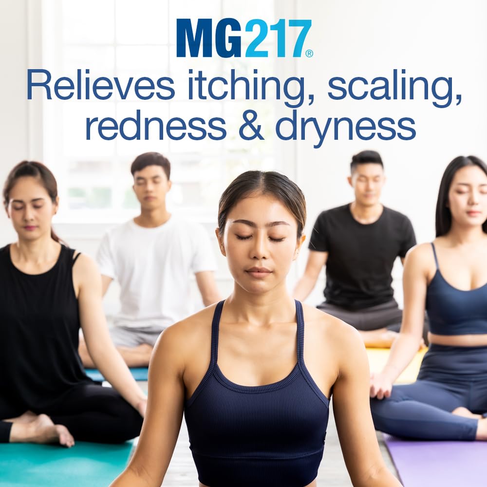 MG217 Medicated Psoriasis Cream with 3% Salicylic Acid – Fragrance Free, 3.5 oz