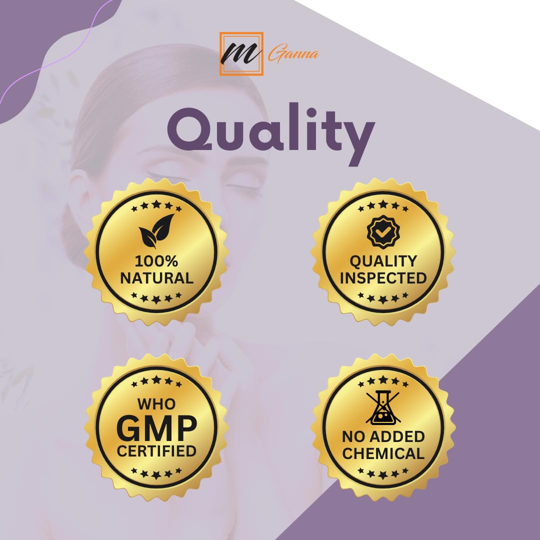 mGanna 100% Natural Brazilian Purple Clay Powder for Face Masks, Creams & Soaps – 0.5 lb (227 g)