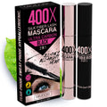 Mia Adora 400X Pure Silk Fiber Lash Mascara — Ultra Black, Waterproof, Hypoallergenic, Easy 3-Step Application