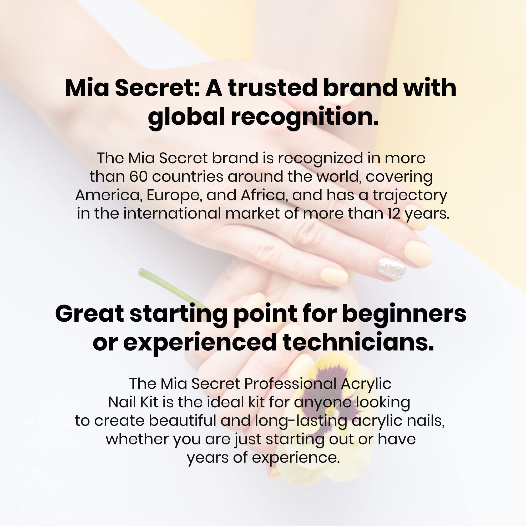 Mia Secret Professional Acrylic Nail Kit for Beginners | Complete Starter Set