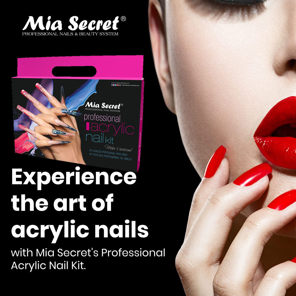 Mia Secret Professional Acrylic Nail Kit for Beginners | Complete Starter Set