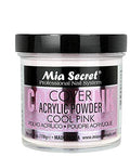 Mia Secret Cover Acrylic Powder – Cool Pink 4 oz | Self-Leveling, Non-Yellowing
