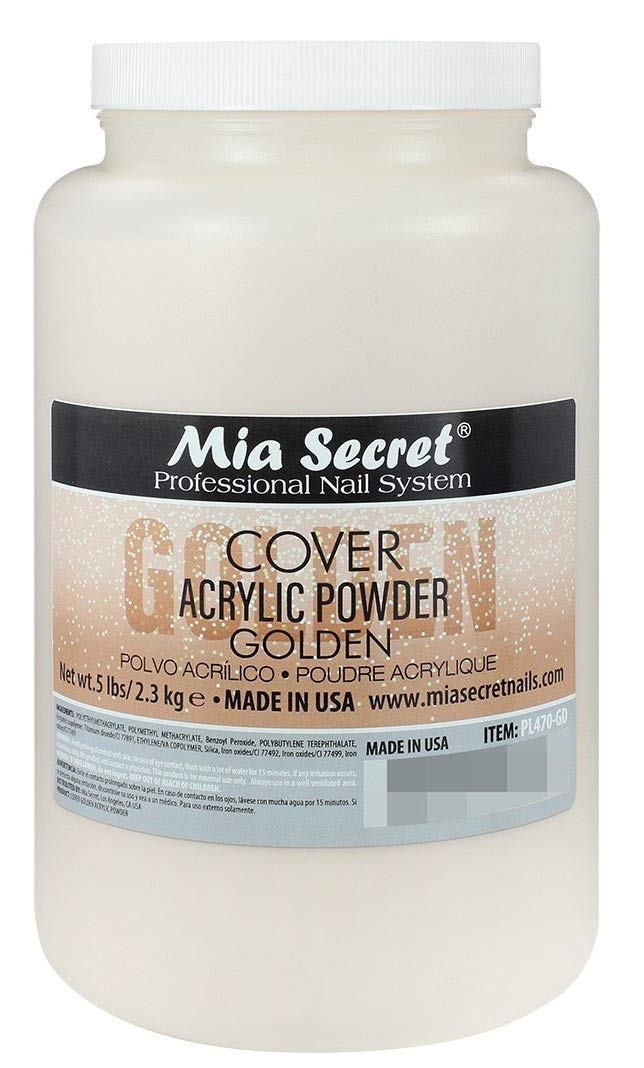 Mia Secret Cover Golden Acrylic Powder (5 lbs) – Salon-Quality Nails